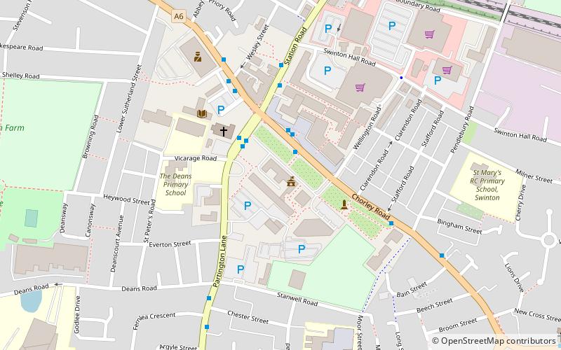 Salford Civic Centre location map