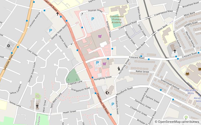 Cheetham Hill Road location map