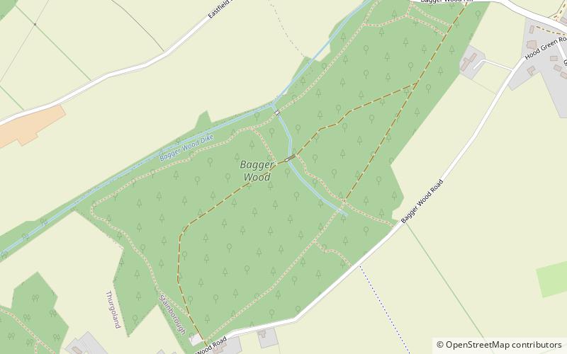 Bagger Wood location map