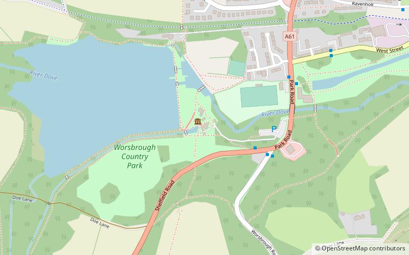 Worsbrough Mill location map