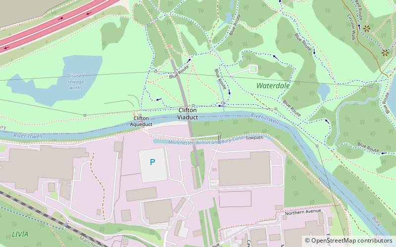 Clifton Viaduct location map