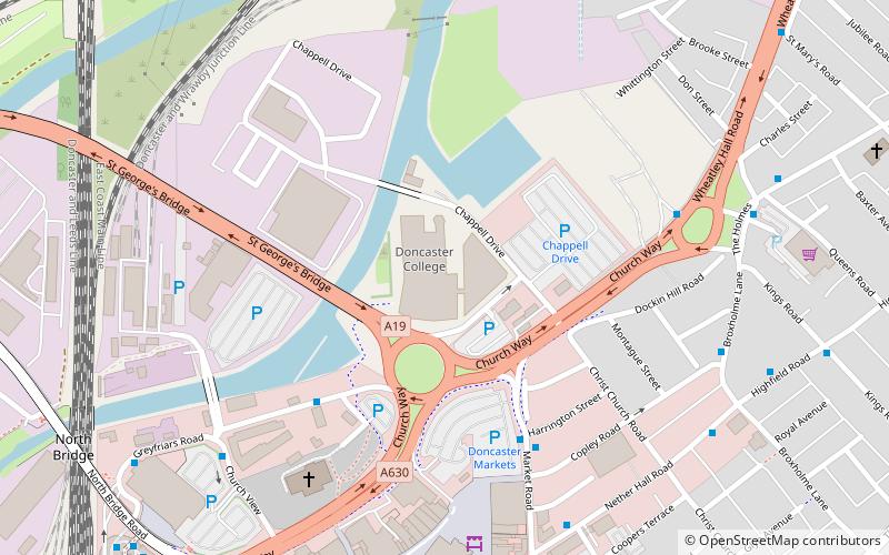 Doncaster College location map