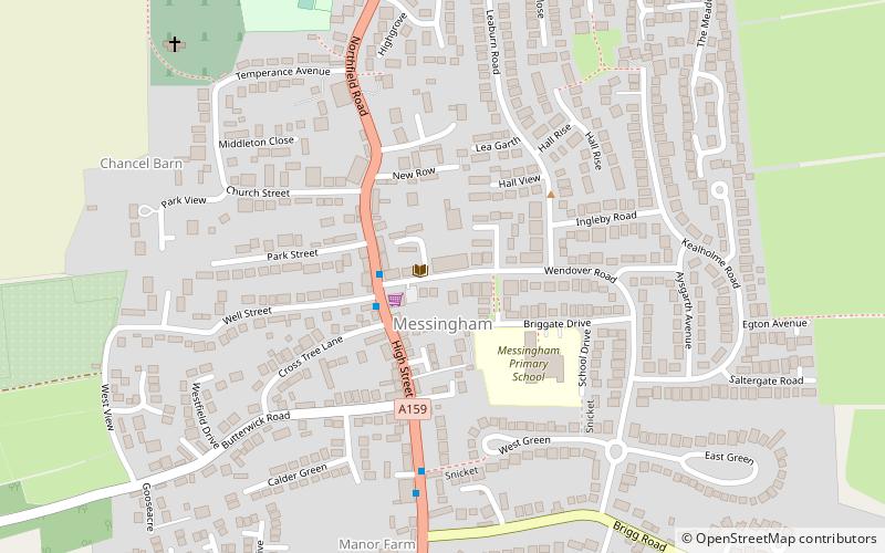 Messingham location map