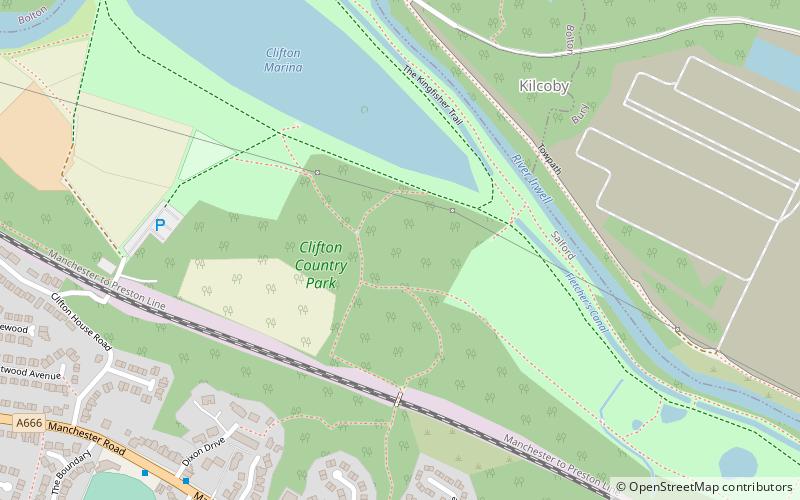 Clifton Country Park location map