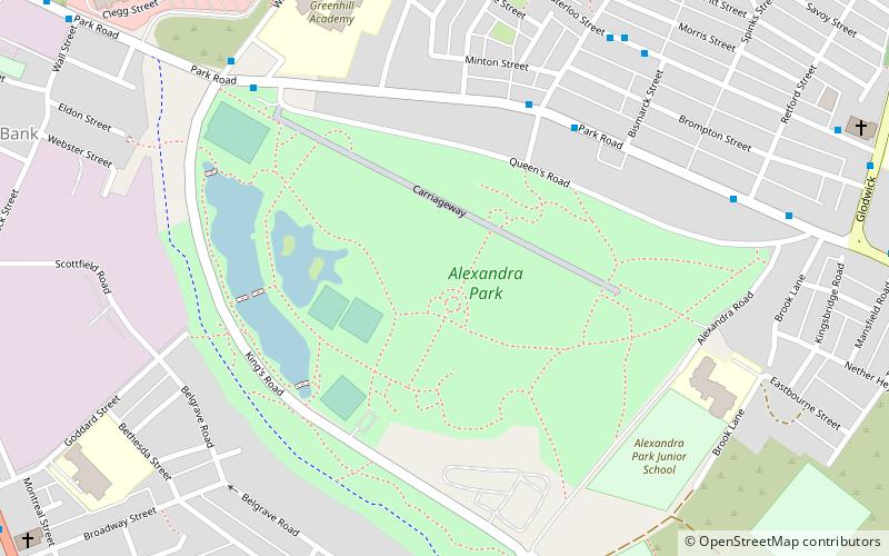 Alexandra Park location map