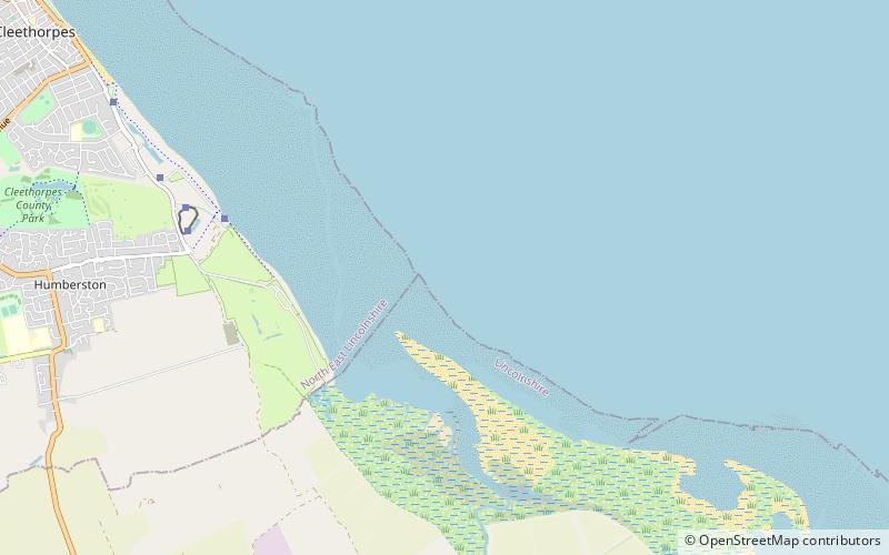 Humber Forts location map