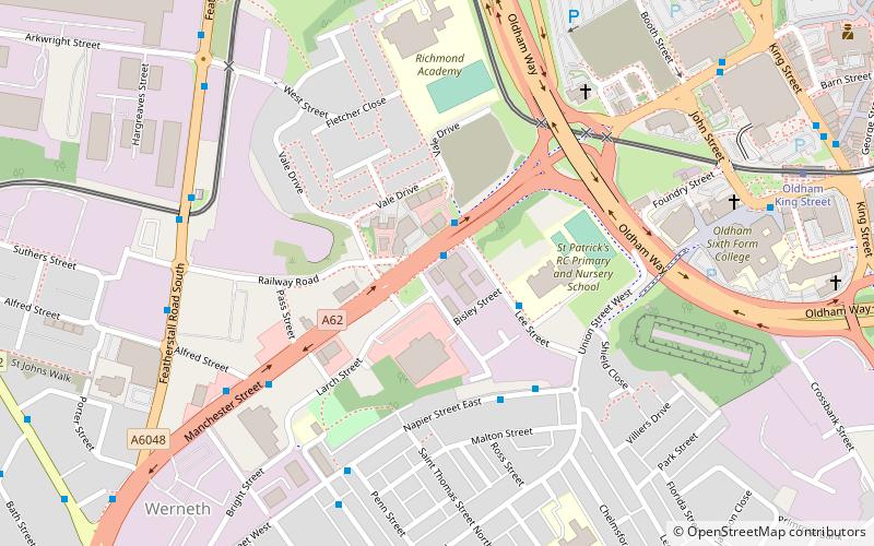 Manchester Street Veterinary Surgery location map