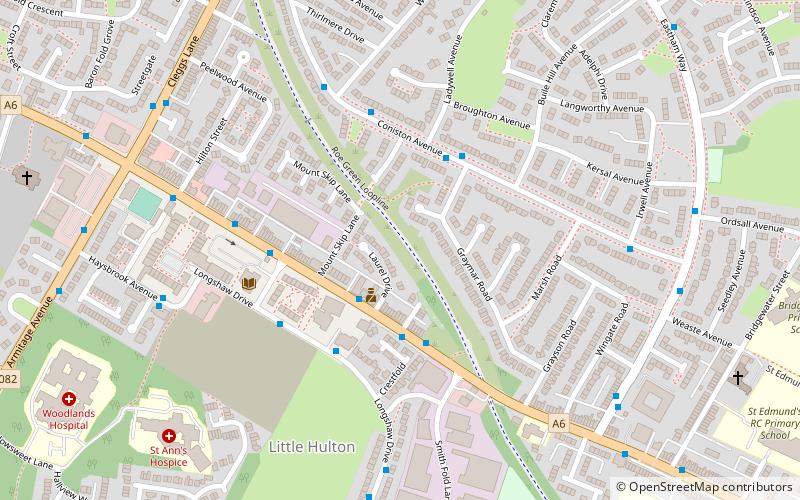 Little Hulton location map