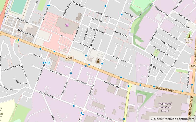 Chadderton Town Hall location map