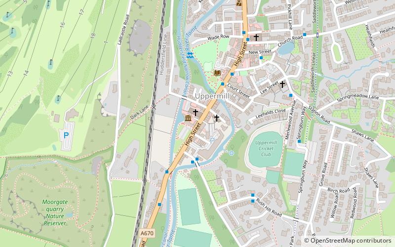 Saddleworth Museum location map