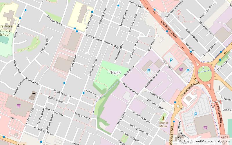 busk oldham location map