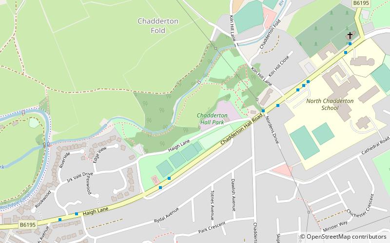 Chadderton Hall Park location map