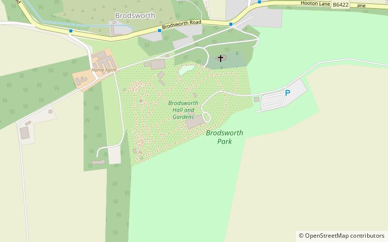 Brodsworth Hall location map