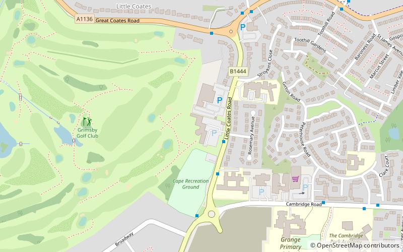 Grimsby Golf Club location map