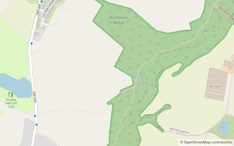 Borsdane Wood location map