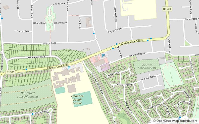 Ashby Community Centre Scunthorpe location map