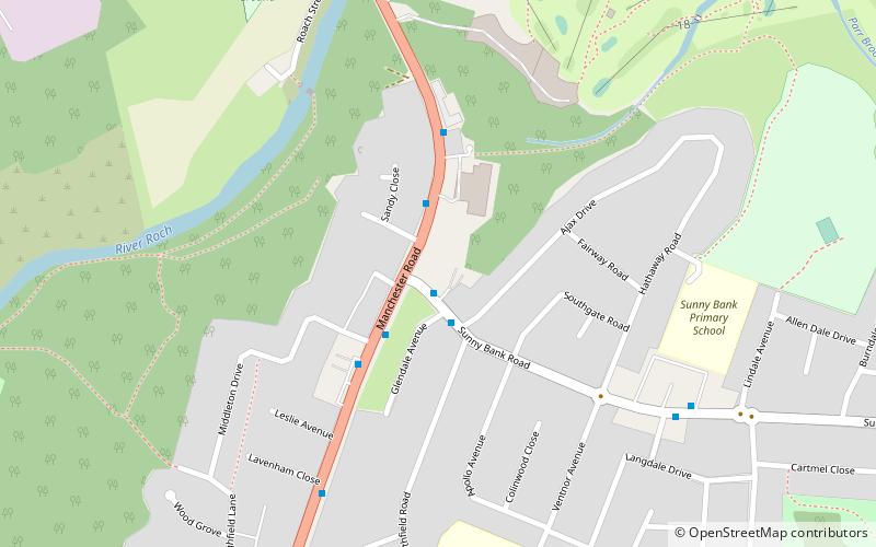 Bury Hebrew Congregation location map