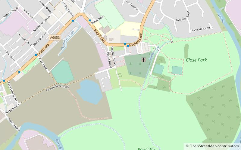 Radcliffe Tower location map