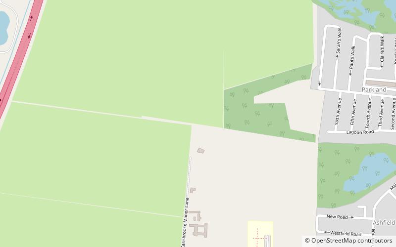 Ashby Parkland location map