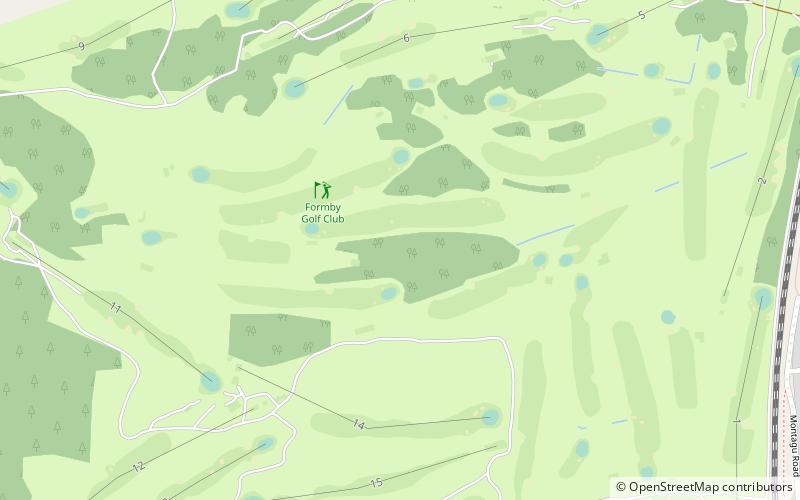 Formby Golf Club location map