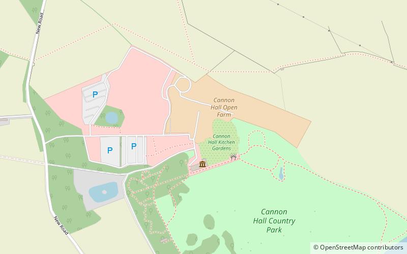 Cannon Hall Farm location map
