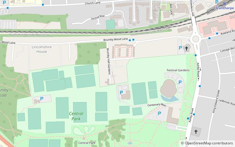 Brumby Hall location map