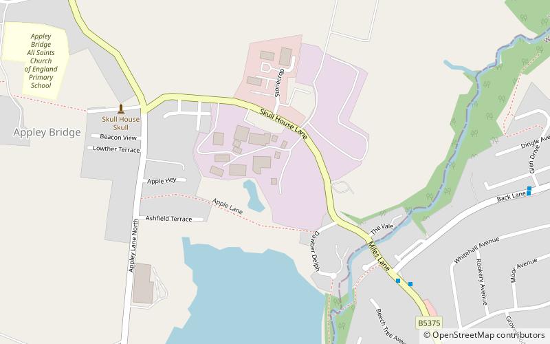 appley bridge location map