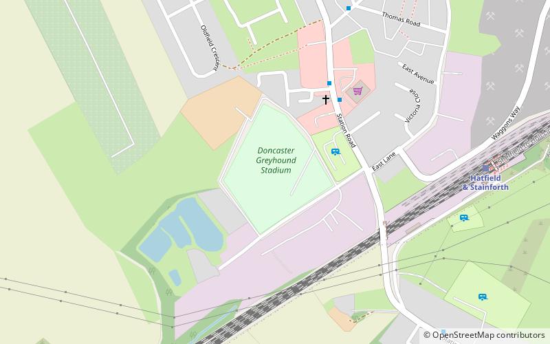 Doncaster Greyhound Stadium location map