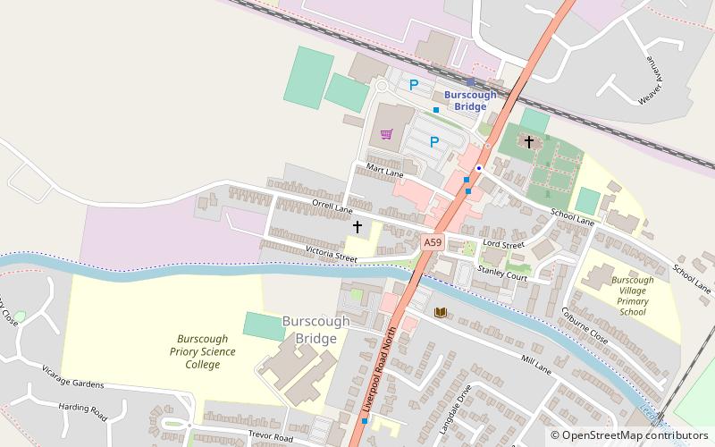 burscough methodist church location map