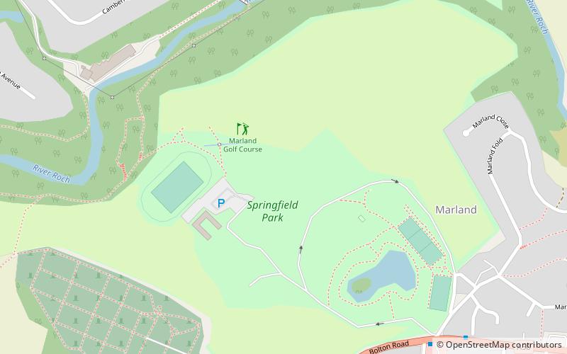 Marland Golf Course location map