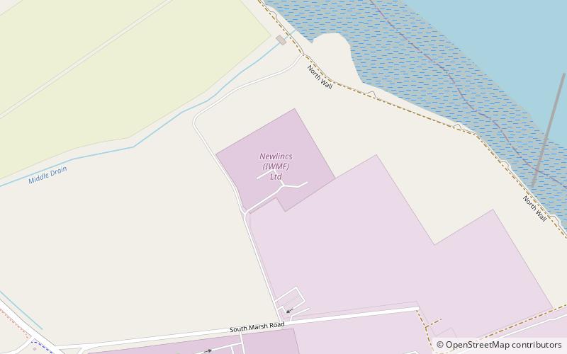 Newlincs EfW facility location map