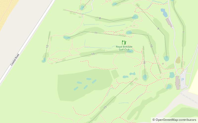Royal Birkdale Golf Club location map