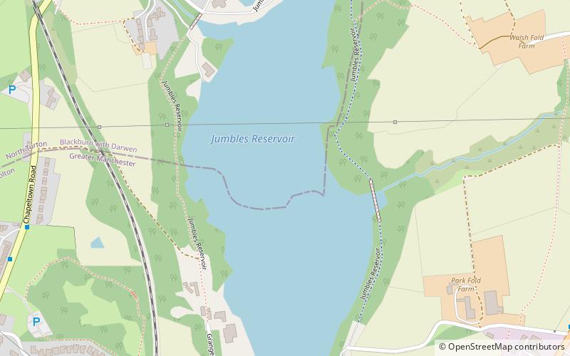 Jumbles Reservoir location map