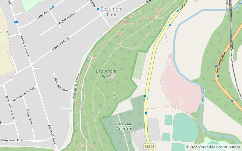 Beaumont Park location map