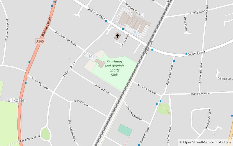 Trafalgar Road Ground location map