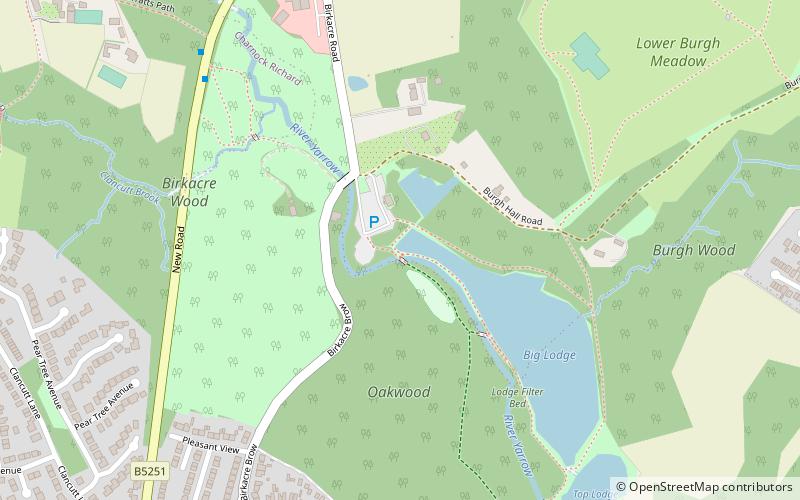 Yarrow Valley Country Park location map