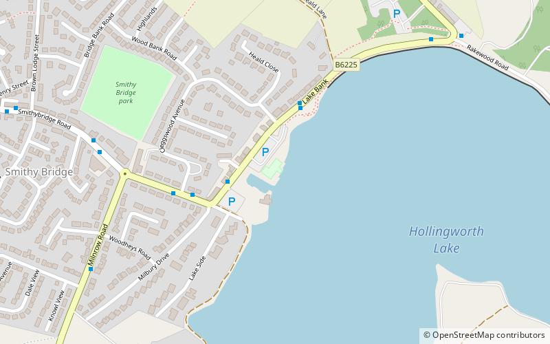 Hollingworth Lake Rowing Club location map