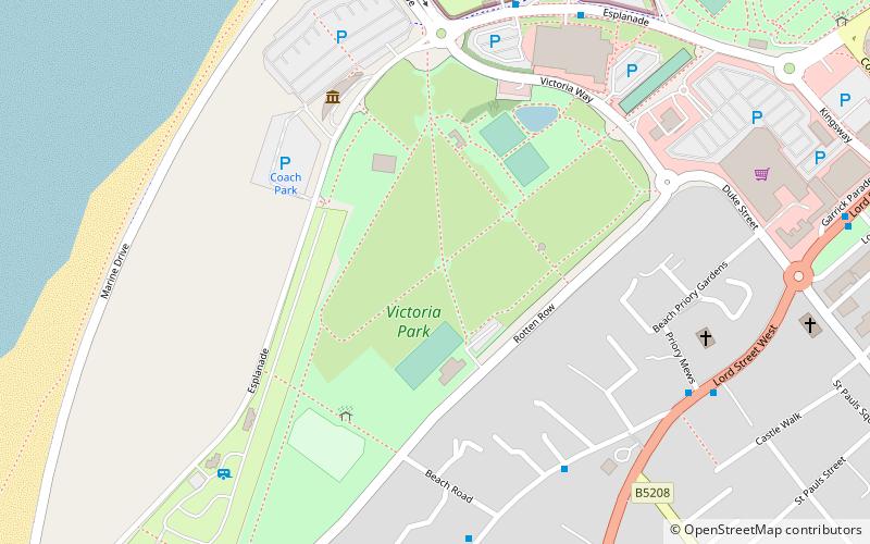 Victoria Park location map