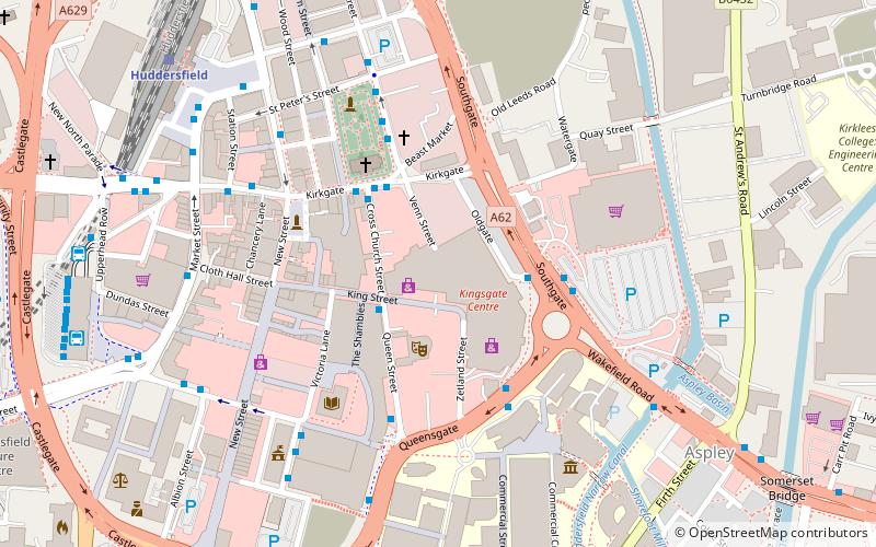 Kingsgate Shopping Centre location map