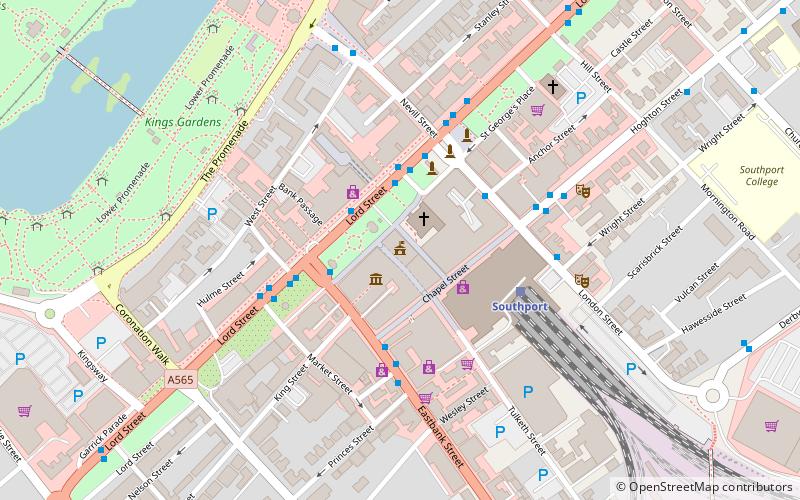 Southport Town Hall location map