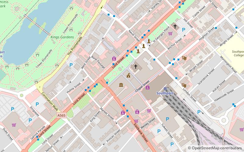 Southport Arts Centre location map