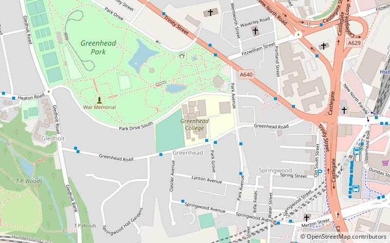 Greenhead College location map