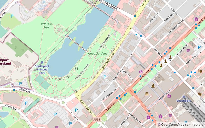 Monumental Obelisk location map