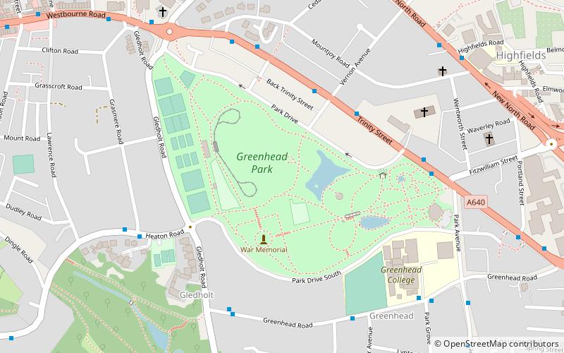 Greenhead Park location map