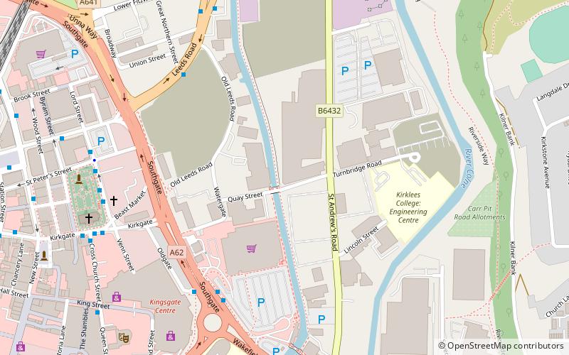 Turnbridge Lift Bridge location map