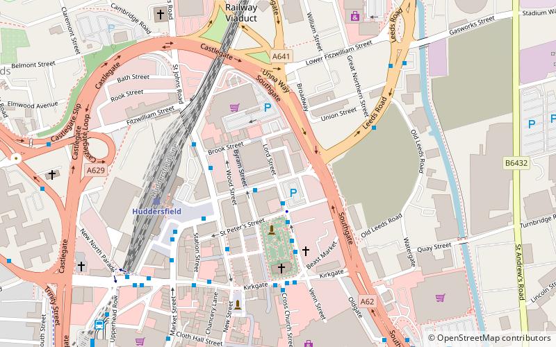 Huddersfield Media Centre project location map