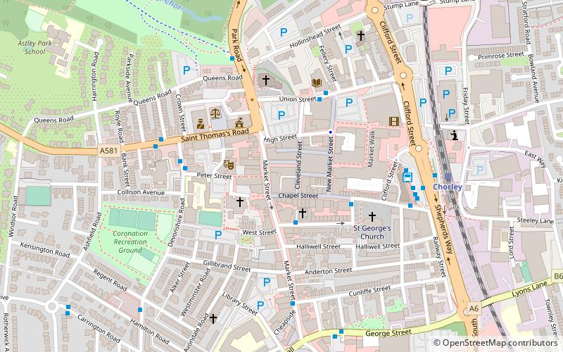 Chorley location map