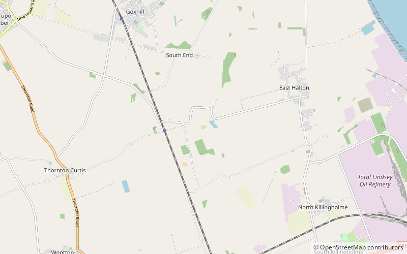 Thornton Abbey location map