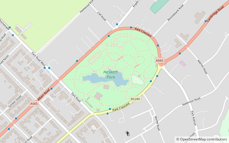 Hesketh Park location map