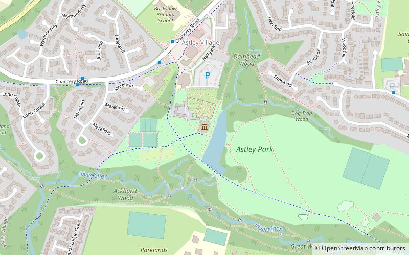 Astley Hall location map